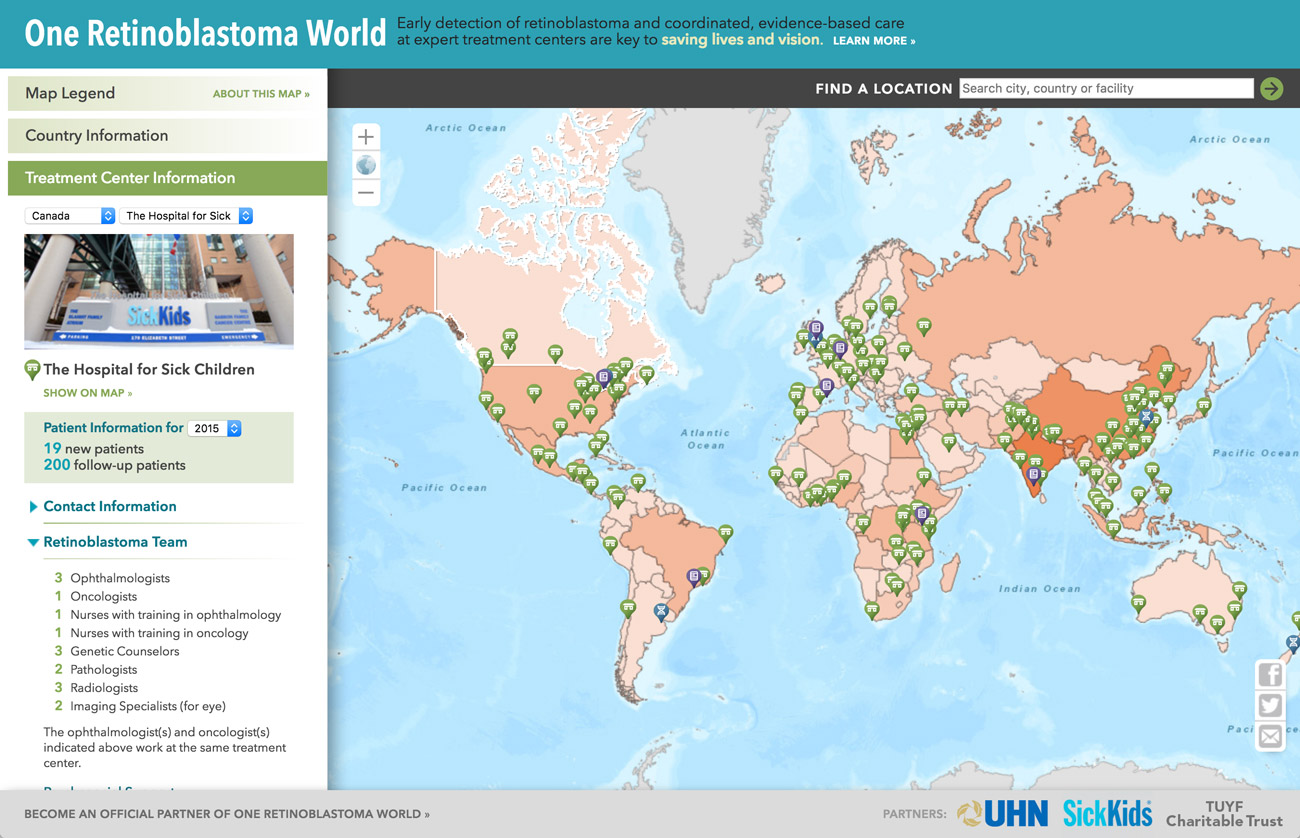 One Retinoblastoma World, Map screen 2