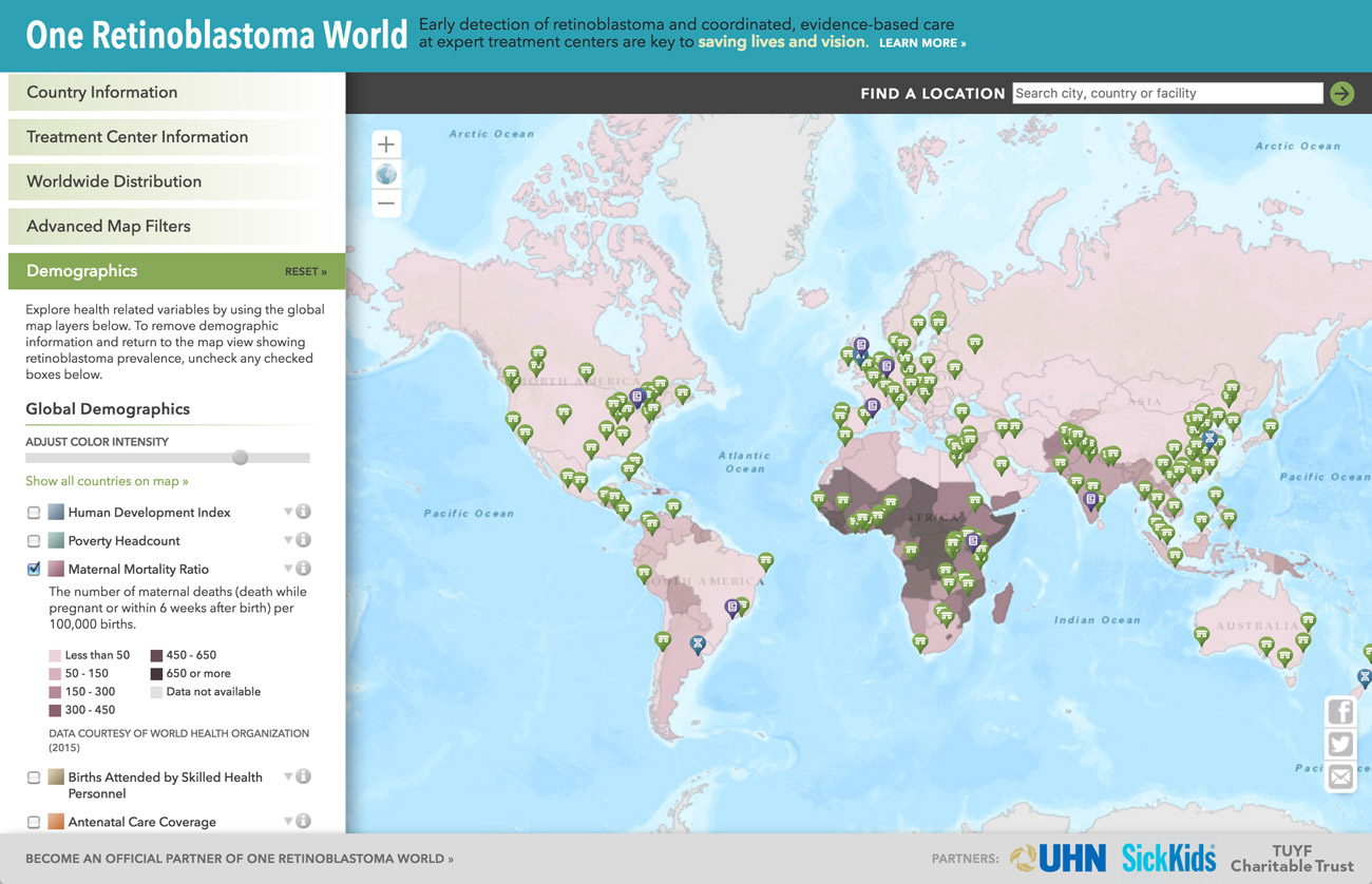 One Retinoblastoma World, Map screen 3